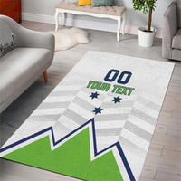 Custom Slovenia Hockey Area Rug Risi Go Champions