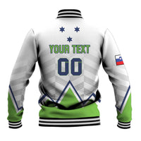 Custom Slovenia Hockey Baseball Jacket Risi Go Champions