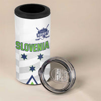 Custom Slovenia Hockey 4 in 1 Can Cooler Tumbler Risi Go Champions