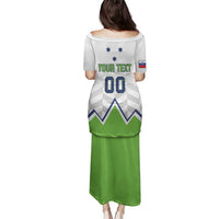 Custom Slovenia Hockey Family Matching Puletasi and Hawaiian Shirt Risi Go Champions