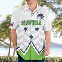 Custom Slovenia Hockey Hawaiian Shirt Risi Go Champions