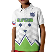 Custom Slovenia Hockey Kid Polo Shirt Risi Go Champions