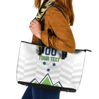 Custom Slovenia Hockey Leather Tote Bag Risi Go Champions