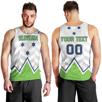 Custom Slovenia Hockey Men Tank Top Risi Go Champions