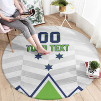 Custom Slovenia Hockey Round Carpet Risi Go Champions