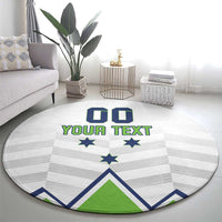 Custom Slovenia Hockey Round Carpet Risi Go Champions