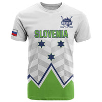 Custom Slovenia Hockey T Shirt Risi Go Champions