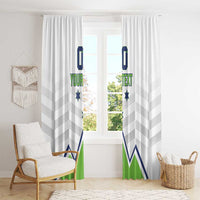 Custom Slovenia Hockey Window Curtain Risi Go Champions