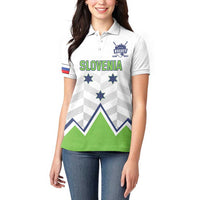 Custom Slovenia Hockey Women Polo Shirt Risi Go Champions