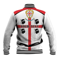 Personalized Sardinia Baseball Jacket Flag Style