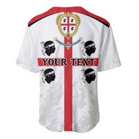 Personalized Sardinia Baseball Jersey Flag Style