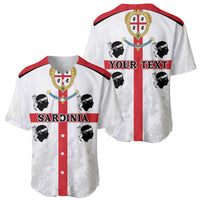 Personalized Sardinia Baseball Jersey Flag Style