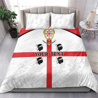 Personalized Sardinia Bedding Set Flag Style