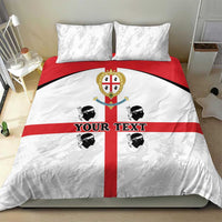 Personalized Sardinia Bedding Set Flag Style