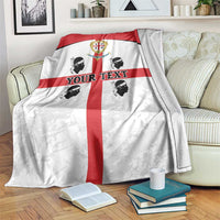 Personalized Sardinia Blanket Flag Style