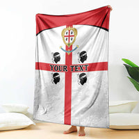 Personalized Sardinia Blanket Flag Style