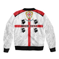 Personalized Sardinia Bomber Jacket Flag Style