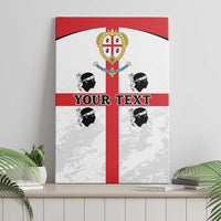 Personalized Sardinia Canvas Wall Art Flag Style