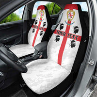 Personalized Sardinia Car Seat Cover Flag Style