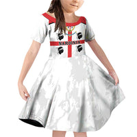 Personalized Sardinia Family Matching Off Shoulder Short Dress and Hawaiian Shirt Flag Style