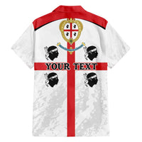 Personalized Sardinia Family Matching Short Sleeve Bodycon Dress and Hawaiian Shirt Flag Style