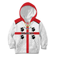 Personalized Sardinia Kid Hoodie Flag Style
