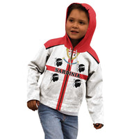 Personalized Sardinia Kid Hoodie Flag Style