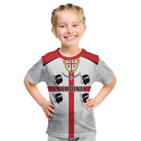 Personalized Sardinia Kid T Shirt Flag Style