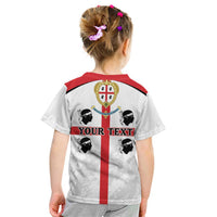 Personalized Sardinia Kid T Shirt Flag Style
