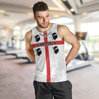 Personalized Sardinia Men Tank Top Flag Style