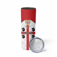 Personalized Sardinia Skinny Tumbler Flag Style