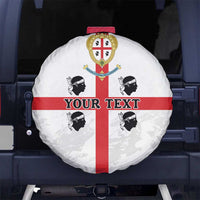Personalized Sardinia Spare Tire Cover Flag Style