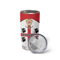 Personalized Sardinia Tumbler Cup Flag Style
