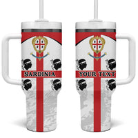 Personalized Sardinia Tumbler With Handle Flag Style