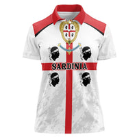 Personalized Sardinia Women Polo Shirt Flag Style