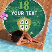 Custom Sardinia Football Beach Blanket Natzionale sarda de Bocia