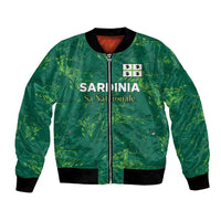 Custom Sardinia Football Bomber Jacket Natzionale sarda de Bocia