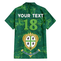 Custom Sardinia Football Family Matching Puletasi and Hawaiian Shirt Natzionale sarda de Bocia