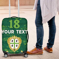Custom Sardinia Football Luggage Cover Natzionale sarda de Bocia