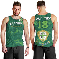 Custom Sardinia Football Men Tank Top Natzionale sarda de Bocia