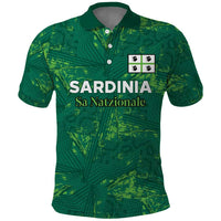 Custom Sardinia Football Polo Shirt Natzionale sarda de Bocia