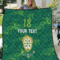 Custom Sardinia Football Quilt Natzionale sarda de Bocia