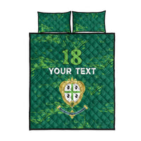 Custom Sardinia Football Quilt Bed Set Natzionale sarda de Bocia