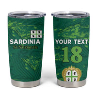 Custom Sardinia Football Tumbler Cup Natzionale sarda de Bocia