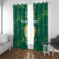 Custom Sardinia Football Window Curtain Natzionale sarda de Bocia