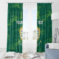 Custom Sardinia Football Window Curtain Natzionale sarda de Bocia