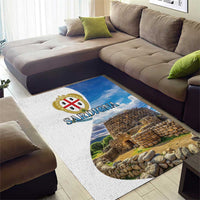 Sardinia Italy Area Rug Santu Antine With Map