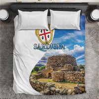 Sardinia Italy Bedding Set Santu Antine With Map