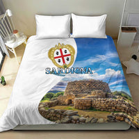 Sardinia Italy Bedding Set Santu Antine With Map