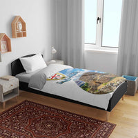 Sardinia Italy Bedding Set Santu Antine With Map